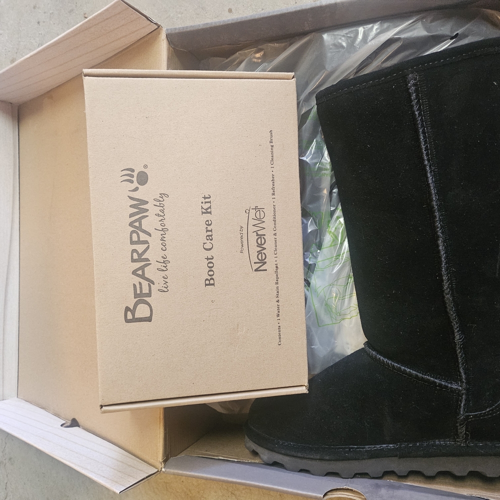 BearPaw Classic Black Boots